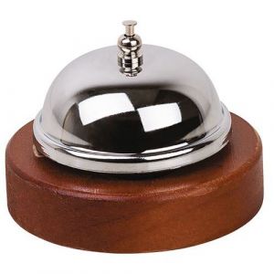 Sonnette Comptoir En Inox Chrom&Atilde;&copy;