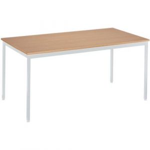 Table Polyvalente 180x80 Plateau ChÃªne - Pieds Aluminium