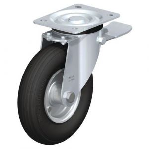 Roulette Pivotante Pneumatique Frein Jante Tol E Diam 200mm