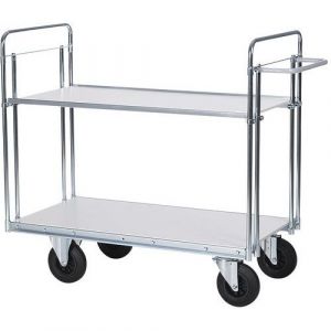 Chariot Pour Charges Lourdes 2 Plateaux 1400x700mm - 500kg
