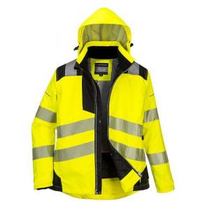 Parka Haute Visibilit&Atilde;&copy; Pw3 Pour Femme Pw382 Noir/jaune M