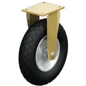 Roulette Fixe Pneumatique Jante Tole Diam 400mm