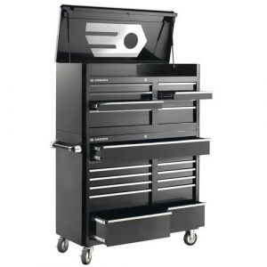 Facom 1 Servante Us + Coffre - 21 Tiroirs, Noire Facom