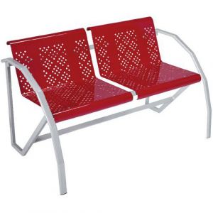 Canap&Atilde;&copy; M&Atilde;&copy;tal Alu 2 Places Od&Atilde;&copy;on Coque 3002 Rouge