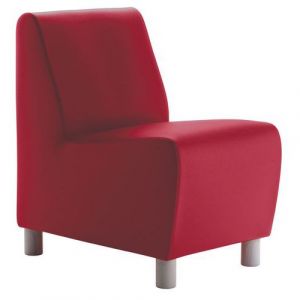Chauffeuse 1 Place Izari Tissu Pvc Groseille