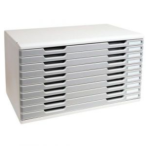 Module A3 10 Tiroirs Gris