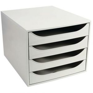 Caisson Ecobox 4 Tiroirs Office Gris
