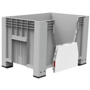 Caisse Palette Plastique Avec Trappe D'acc&Atilde;&uml;s - 510 L