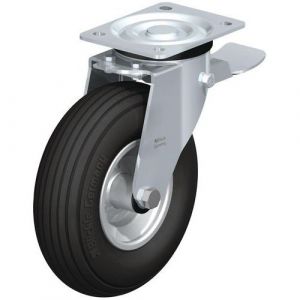Roulette Pivotante Pneumatique Frein Jante Tol E Diam 220mm