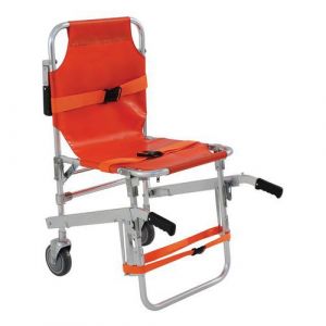 Chaise Portoir &Atilde;vacuation/transfert 159 Kgs - 2 Roues - Orange