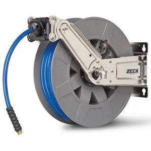 Enrouleur &Atilde; Eau Inox 200 Bar Tuyau En857 &Atilde; 3/8&acirc; 15m