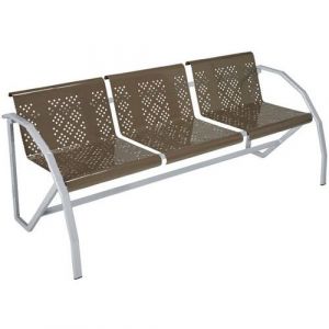 Canap&Atilde;&copy; M&Atilde;&copy;tal Alu 3 Places Od&Atilde;&copy;on Coque 7006 Taupe