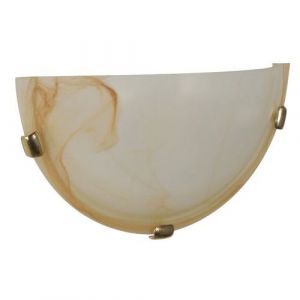 Applique Demi-lune En Verre D&Atilde;&copy;cor Nuage V&Atilde;&copy;rone Ambre