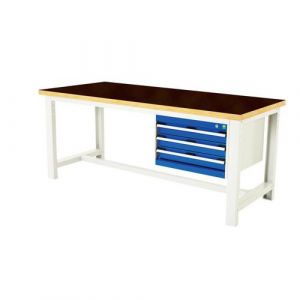 Bott 1 &Atilde;tabli Fixe Cubio &Atilde; 3 Tiroirs - Largeur 200 Cm - Arph&Atilde;&copy;nol