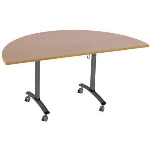 Table Pliante Axe Demi-lune 160x80cm 0051 HÃªtre/anthracite