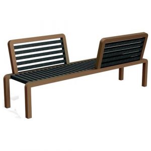 Banc Vis-&Atilde;&nbsp;-vis Gamay 200 Cm Urbecosi - Ipra/alu Rouille