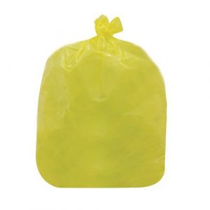 Sac-poubelle Hdpe 35 Microns Coloris Jaune 168 Litres