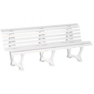 Banc Plastique Blanc H:800 Mm Mdl:neptun