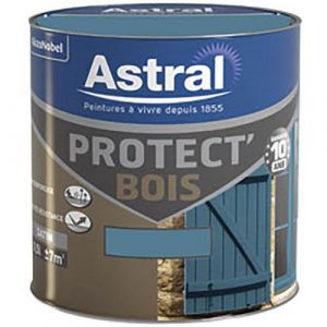 Peinture Protectrice Bois Satin&Atilde;&copy;e Couleur Ciel D'orage