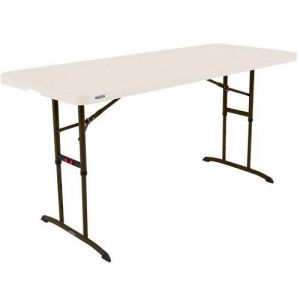 Table Pliante Lifetime 183x76 Hauteur Ajustable