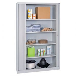 Armoire Haute Portes &Atilde; Rideaux L/h/p 120 X 195 X 45 Cm