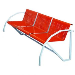 Canap&Atilde;&copy; M&Atilde;&copy;tal Alu 3 Places Od&Atilde;&copy;on Coque 2004 Orange