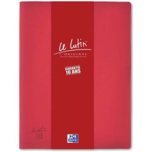 Prot&Atilde;&uml;ge Documents Oxford Le Lutin A4 80 Vues Pvc - Rouge