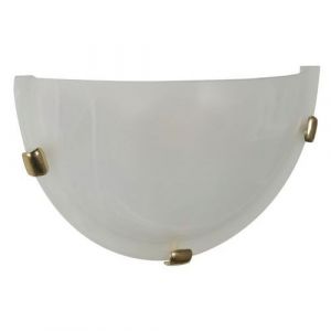 Applique Demi-lune En Verre D&Atilde;&copy;cor Nuage V&Atilde;&copy;rone Blanc