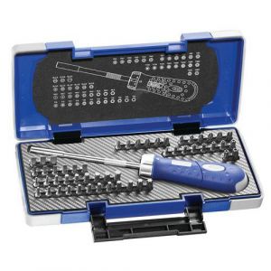 Coffret De Vissage 1/4 Avec Tournevis Revolver â 59 PiÃ¨ces / E160804