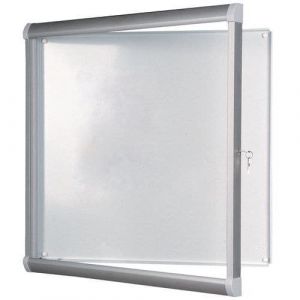Vitrine D'affichage D'intÃ©rieur Design- Porte Battante- 8 Feuilles A4 - Fond MÃ©tal