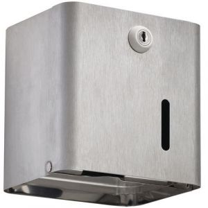 Distributeur Papier Toilette 2 Paquets / 1 Rouleau Axos Inox