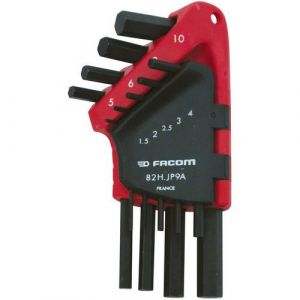 Facom 1 Jeu De Cl&Atilde;&copy;s M&Atilde;&cent;les Courtes 6 Pans Facom - Cl&Atilde;&copy;s M&Atilde;&copy;triques Facom