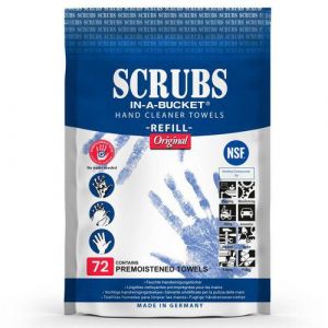 Recharge 72 Lingettes Nettoyantes - Scrubs