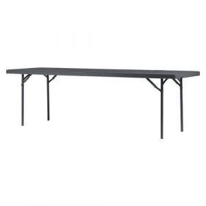 Table Pliante Xl240 - 244 X 76 Cm -gris BleutÃ©