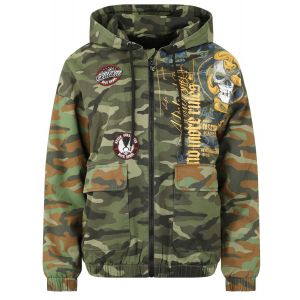 Veste mi-saison  de Rock Rebel by EMP - Veste Camouflage - S à XL - pour Femme - camouflage