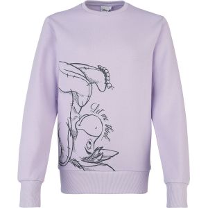 Sweat-shirt Disney de Winnie L'Ourson - Bourriquet - Let me think... - S - pour Femme - lilas