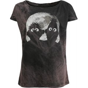 T-Shirt Manches courtes  de Sesame Street - Ernie und Bert - Moonlight - S &agrave; 4XL - pour Femme - gris