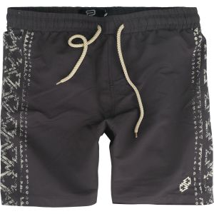 Short de bain  de RED by EMP - Short de Bain Imprimé Aztèque - S à L - pour Homme - noir