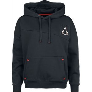 Sweat-shirt &agrave; capuche Gaming de Assassin's Creed - Legacy - S - pour Femme - noir