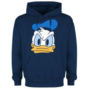 Sweat-shirt &agrave; capuche Disney de Mickey & Minnie Mouse - Donald - S &agrave; XXL - pour Homme - bleu