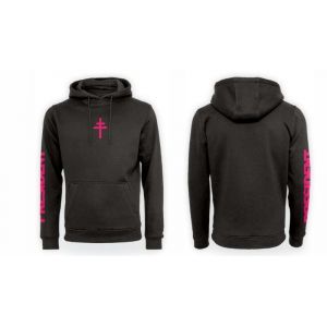 Sweat-shirt à capuche  de President - Cross - S à 4XL - pour Homme - noir