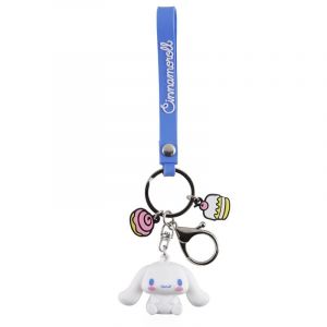 Porte-clefs  de Hello Kitty - Cinnamoroll - pour Indiff&eacute;rent - couleur or