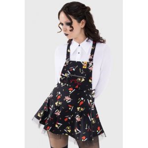Robe courte Gothic de Killstar - Chucky - It's time to play - Robe Salopette - XS à 4XL - pour Femme - multicolore