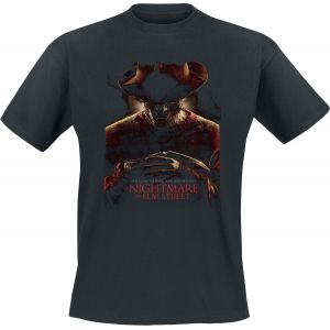 T-Shirt Manches courtes  de Les Griffes De La Nuit - Welcome To Your New Nightmare - S à 3XL - pour Homme - noir