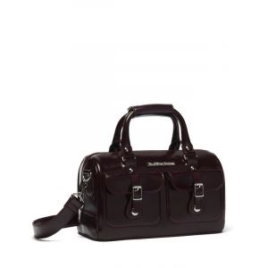 Sac &agrave; main  de Dr. Martens - Cherry Red Oxford Rub Off - pour Unisexe - rouge fonc&eacute;