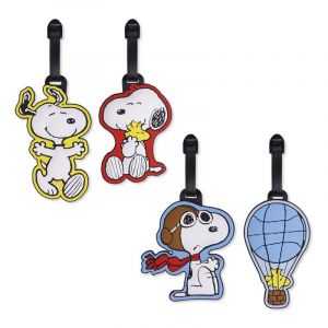 Pendentif sac &agrave; dos  de Snoopy - Snoopy - &Eacute;tiquette de Baggage - pour Indiff&eacute;rent - multicolore