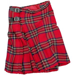 Jupe mi-longue  de Black Premium by EMP - Kilt - M &agrave; XXL - pour Homme - rouge