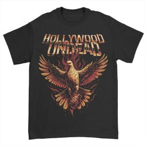 T-Shirt Manches courtes  de Hollywood Undead - Bird Flames - S à XXL - pour Homme - noir