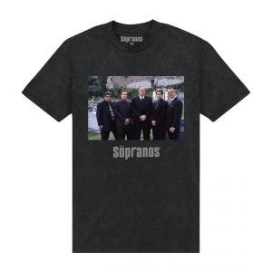 T-Shirt Manches courtes  de The Sopranos - Gruppenfoto - S à XXL - pour Homme - noir