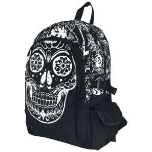 Sac &agrave; dos Gothic de Banned Alternative - Sac &Agrave; Dos Collins - pour Femme - noir